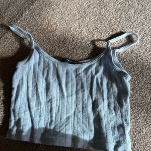Brandy Melville Sky Blue Ribbed Camisole